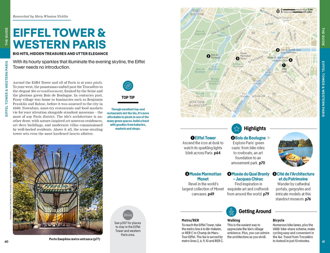 Lonely Planet Paris inside page 10