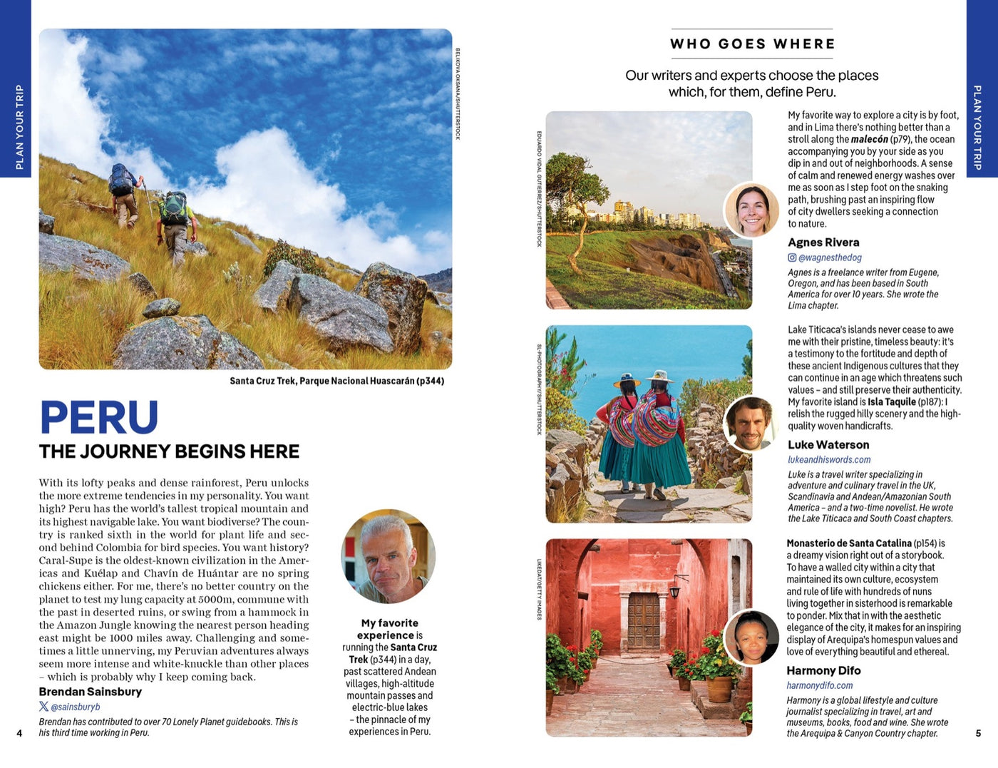 Lonely Planet Peru inside page 2