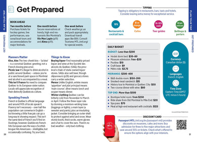Lonely Planet Pocket Montreal & Quebec City inside page 4