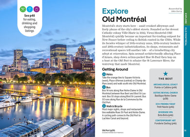 Lonely Planet Pocket Montreal & Quebec City inside page 8
