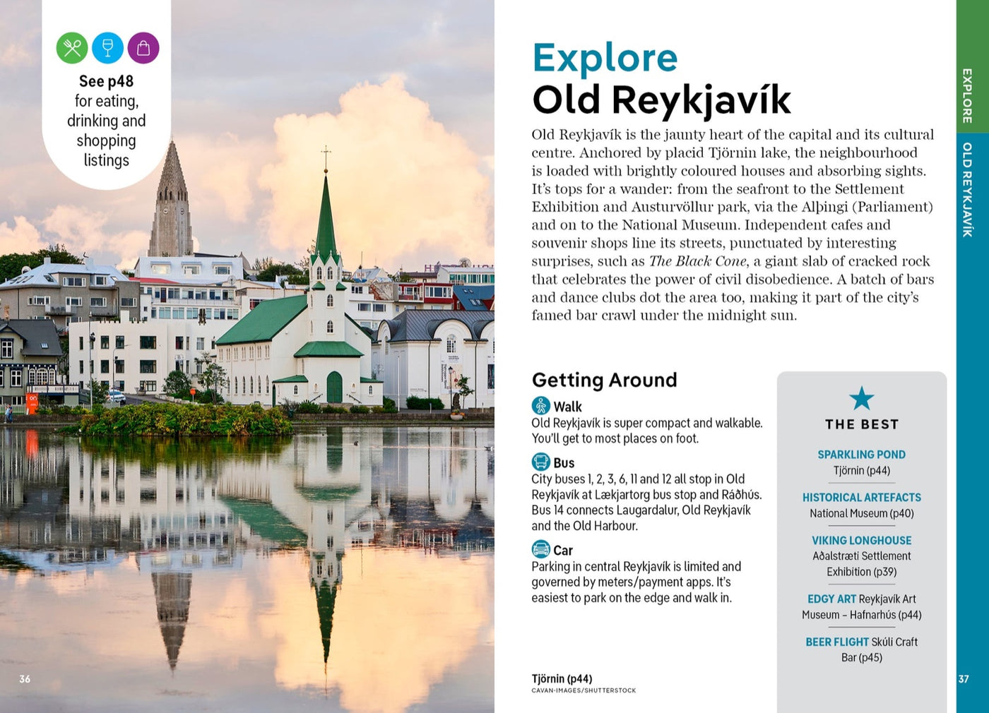 Lonely Planet Pocket Reykjavik & Southwest Iceland inside page 8