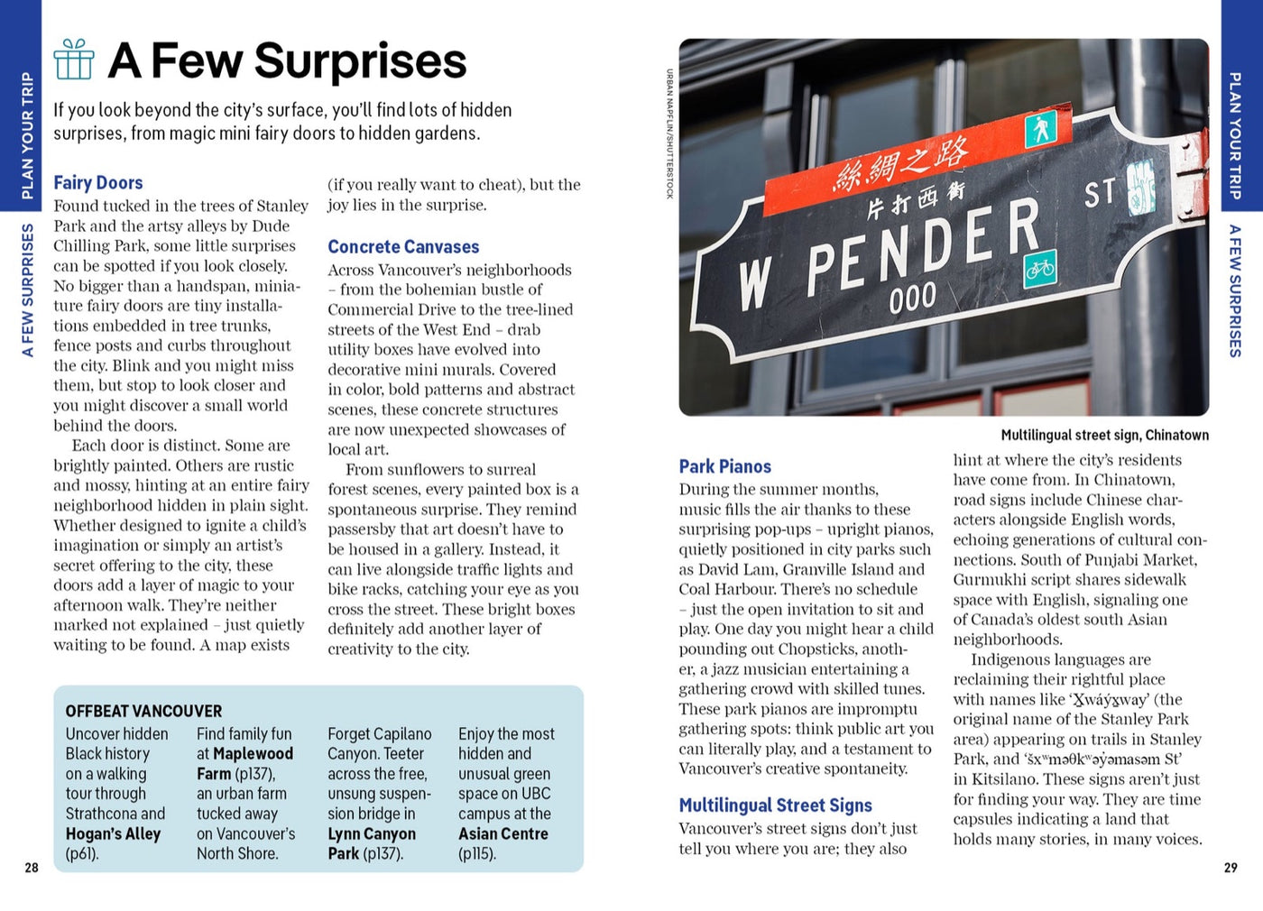 Lonely Planet Pocket Vancouver inside page 6