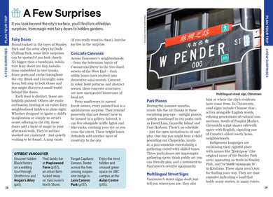 Lonely Planet Pocket Vancouver inside page 6