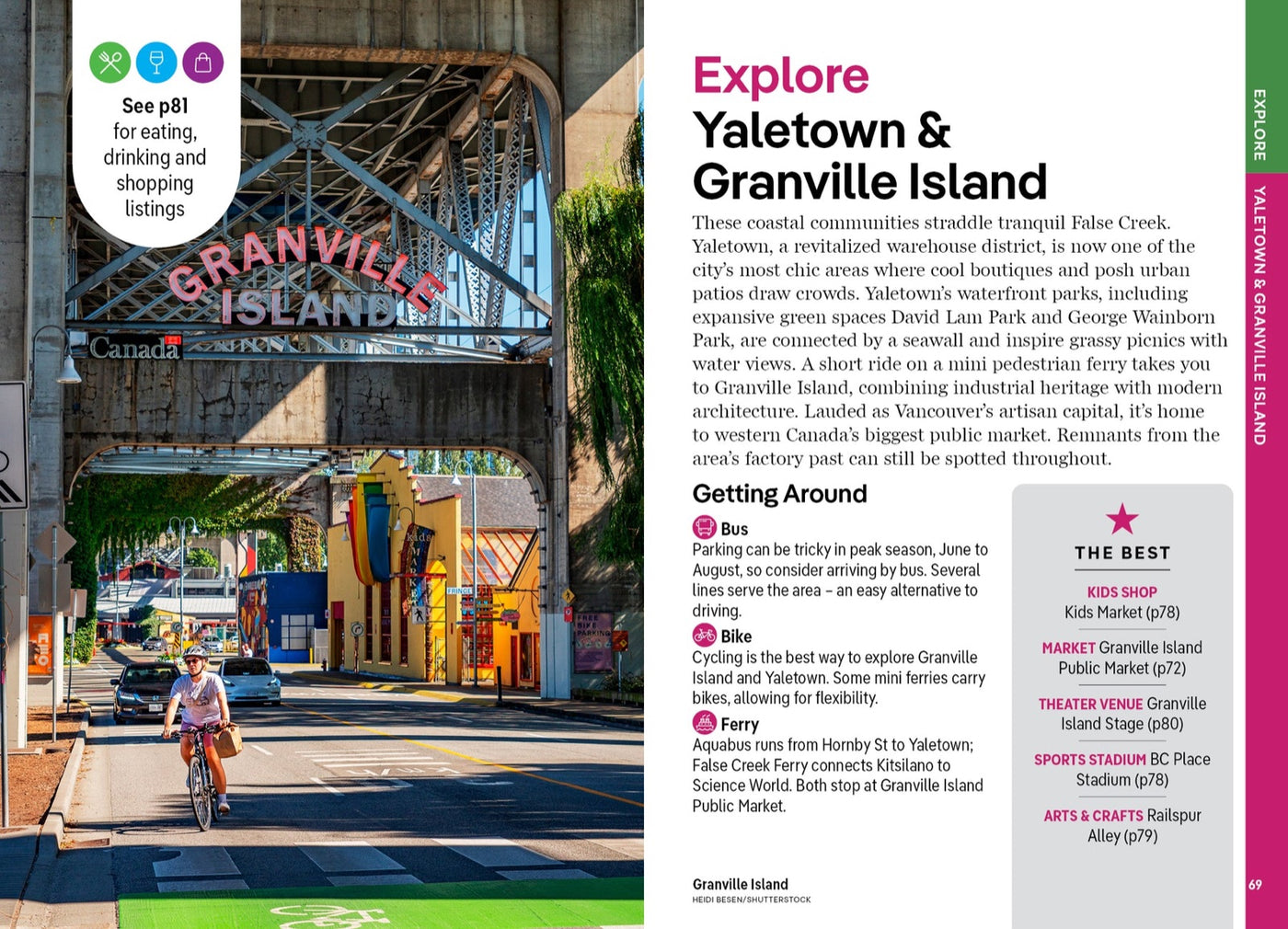 Lonely Planet Pocket Vancouver inside page 8