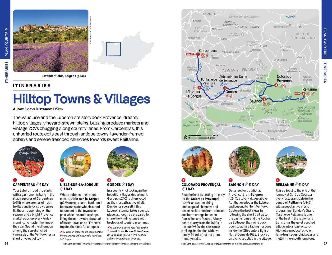Lonely Planet Provence & the Cote d'Azur inside page 4