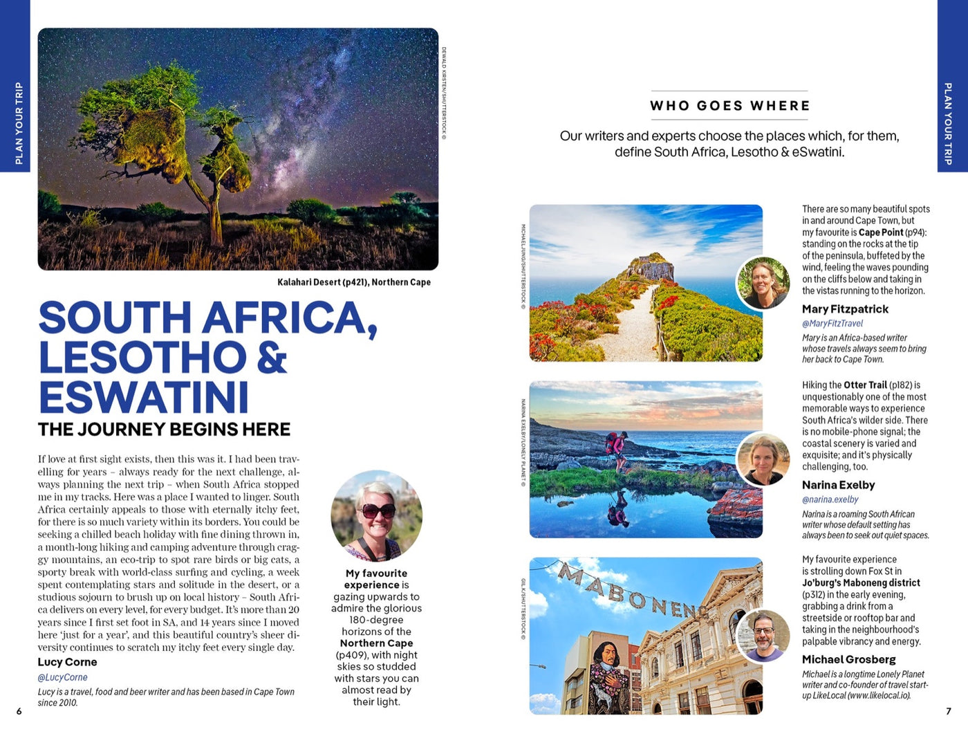 Lonely Planet South Africa, Lesotho & Eswatini inside page 3