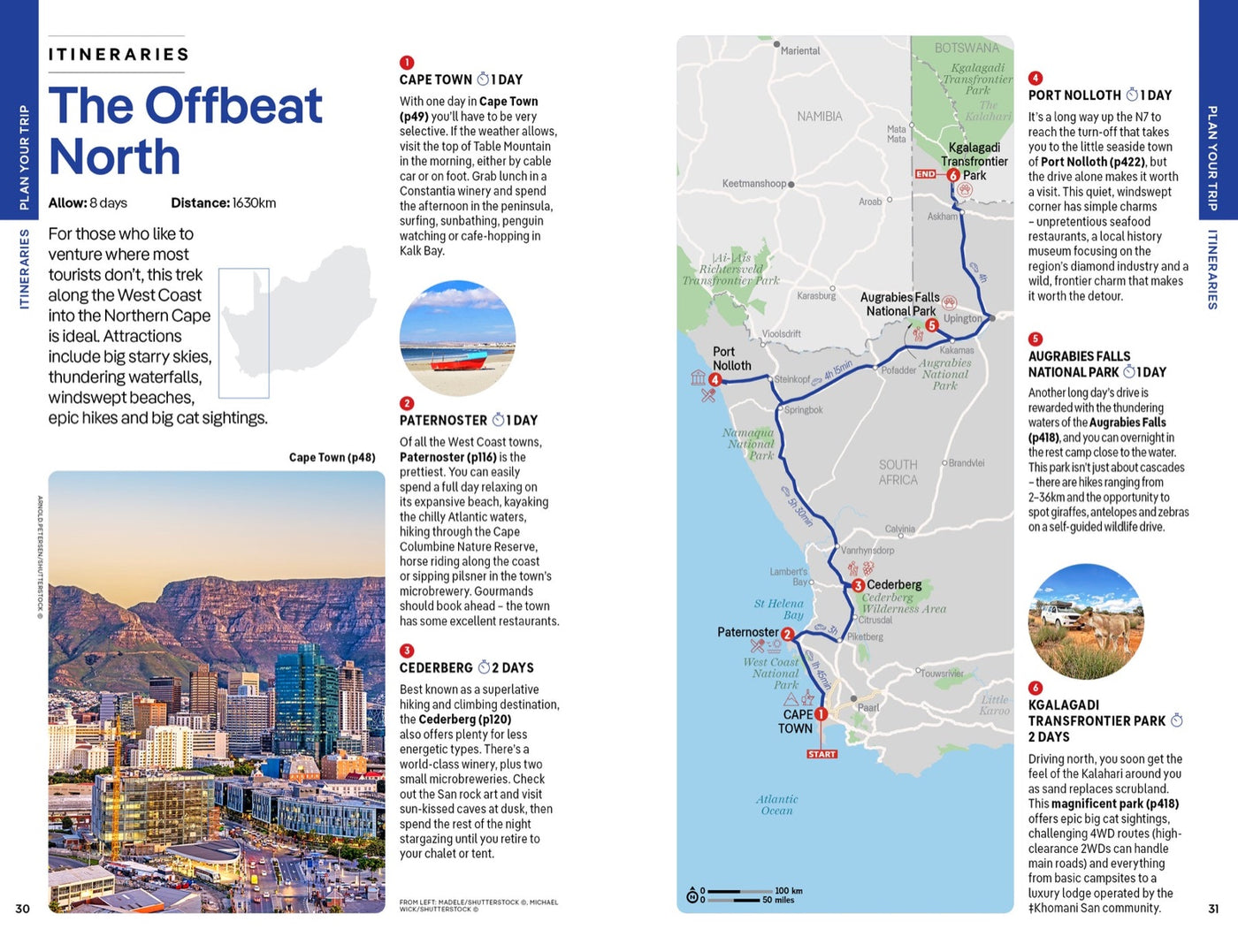 Lonely Planet South Africa, Lesotho & Eswatini inside page 6