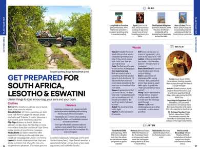 Lonely Planet South Africa, Lesotho & Eswatini inside page 8