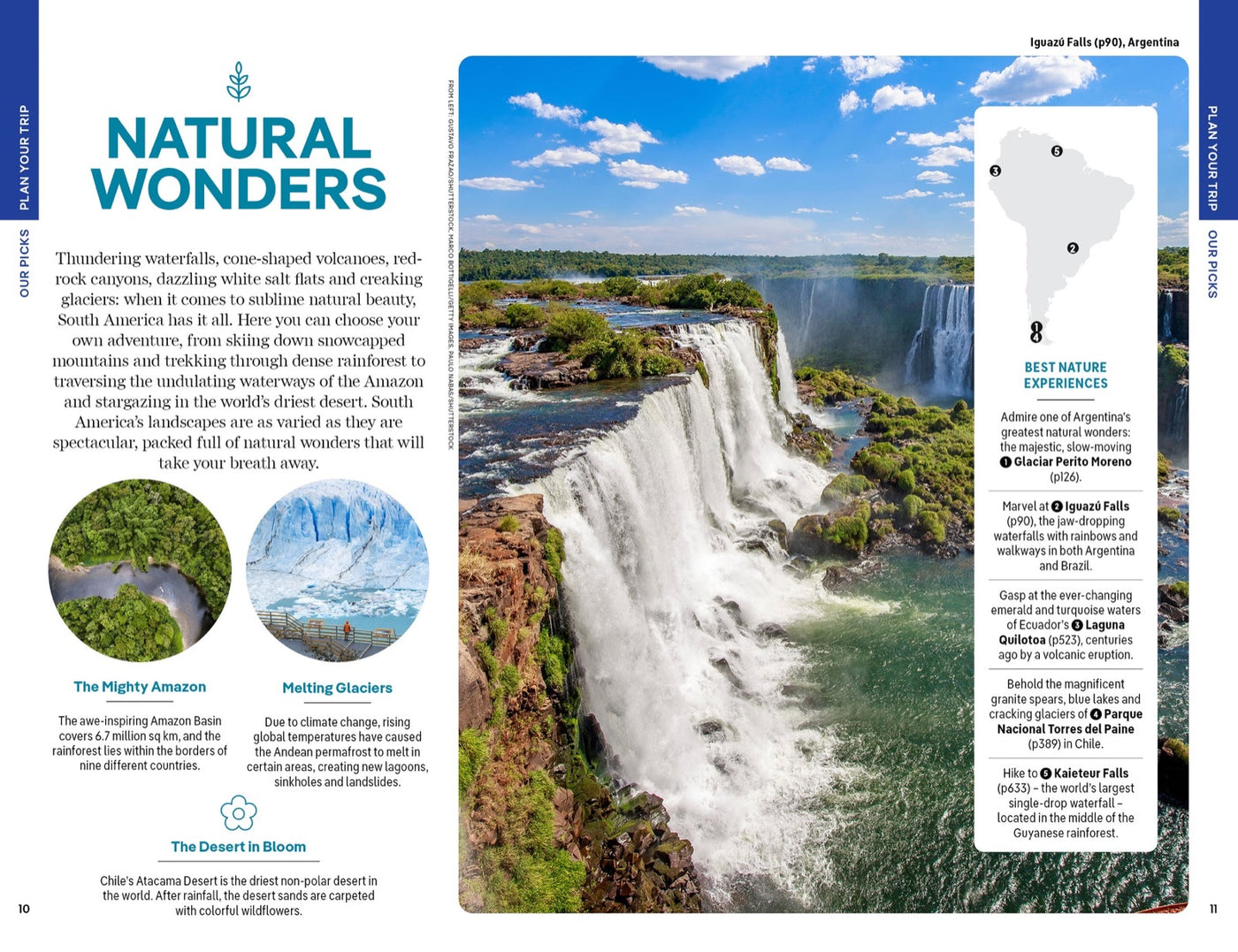 Lonely Planet South America inside page 4