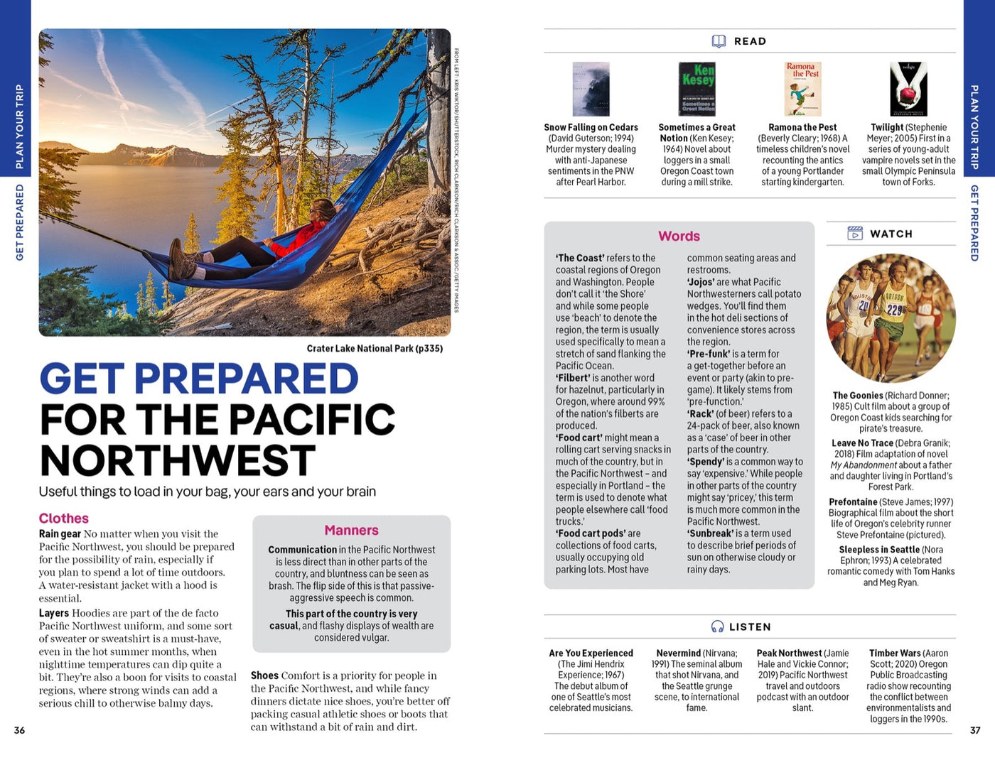 Lonely Planet Washington, Oregon & the Pacific Northwest inside page 6