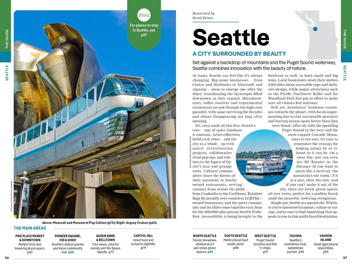 Lonely Planet Washington, Oregon & the Pacific Northwest inside page 9