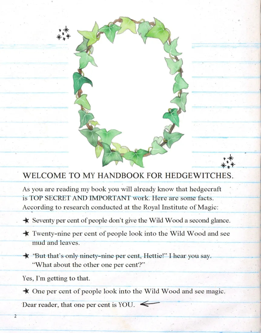 Hettie Nettle's Handbook for Hedgewitches US - Hardback