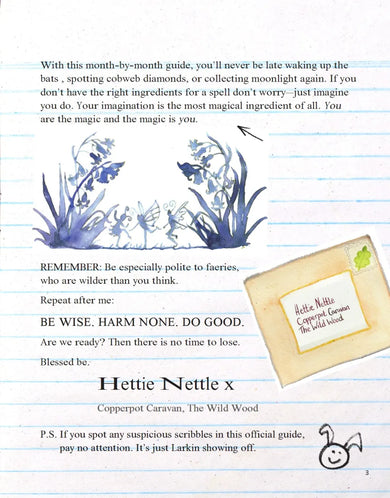 Hettie Nettle's Handbook for Hedgewitches US - Hardback