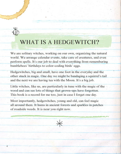 Hettie Nettle's Handbook for Hedgewitches US - Hardback