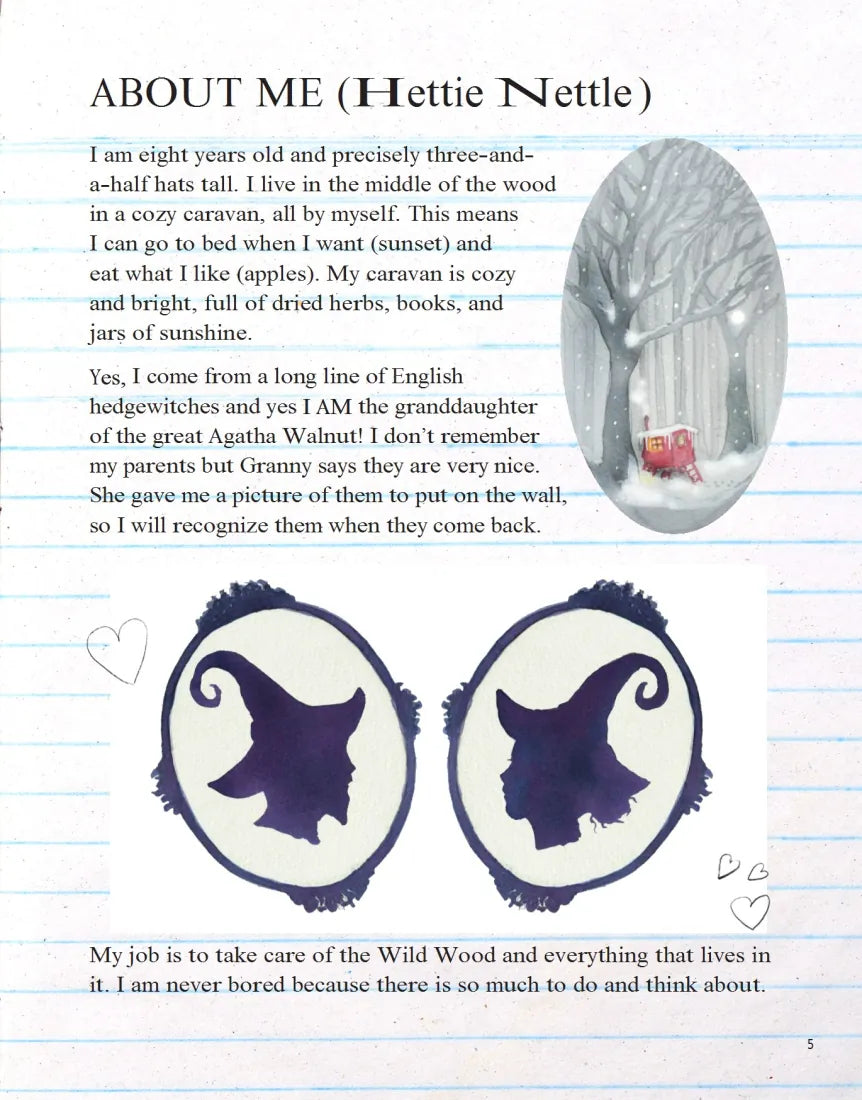Hettie Nettle's Handbook for Hedgewitches US - Hardback