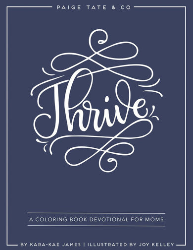 Thrive: A Coloring Book Devotional For Moms (Journaling and Creative Worship)-Lifestyle and Leisure-買書書 BuyBookBook