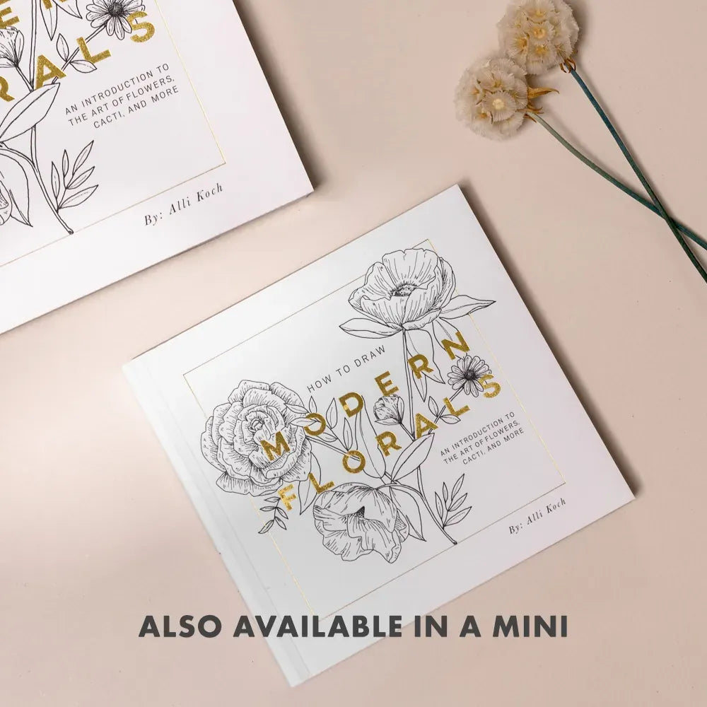 How To Draw Modern Florals US - Paperback / softback