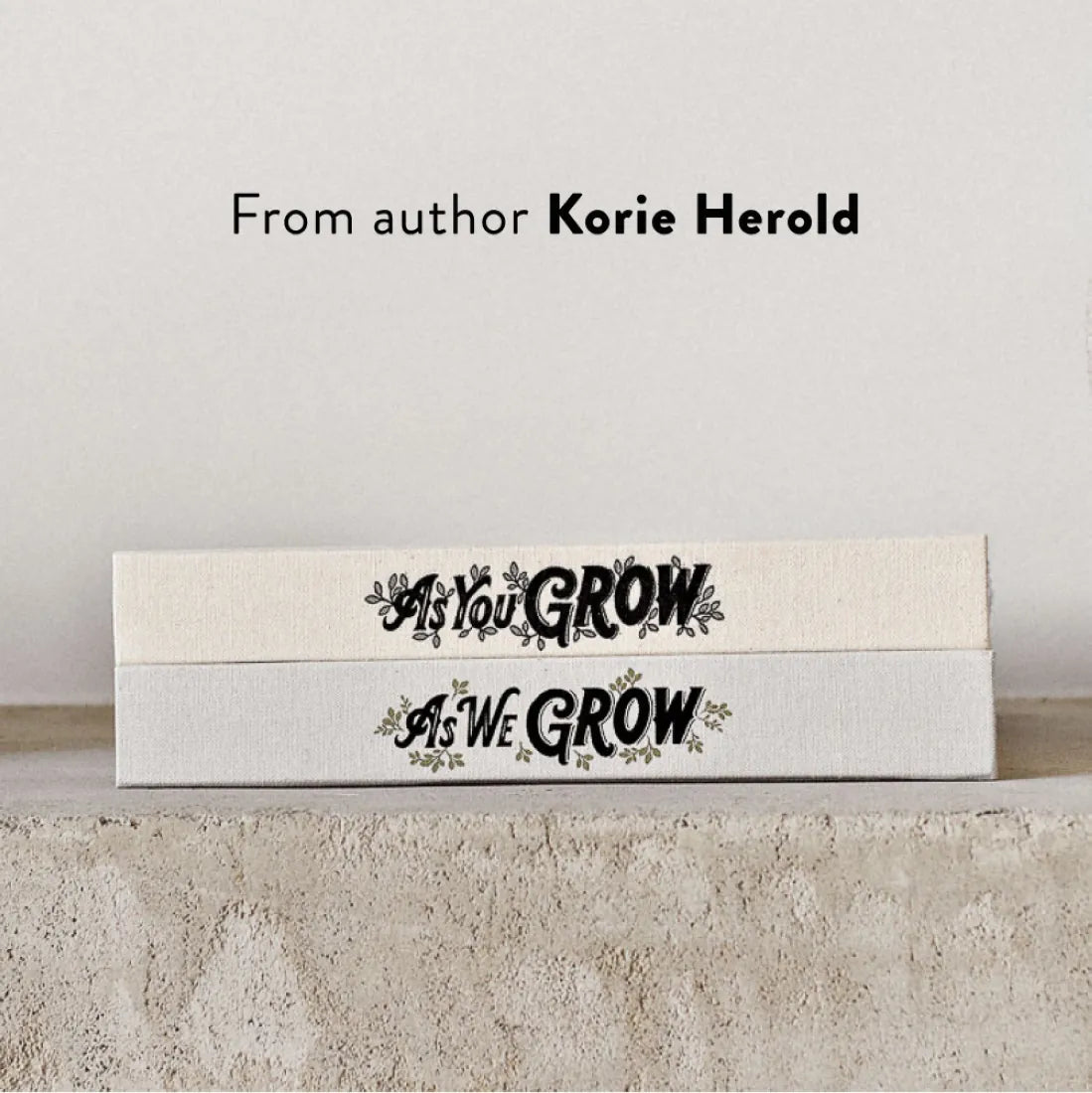 As You Grow US - Hardback