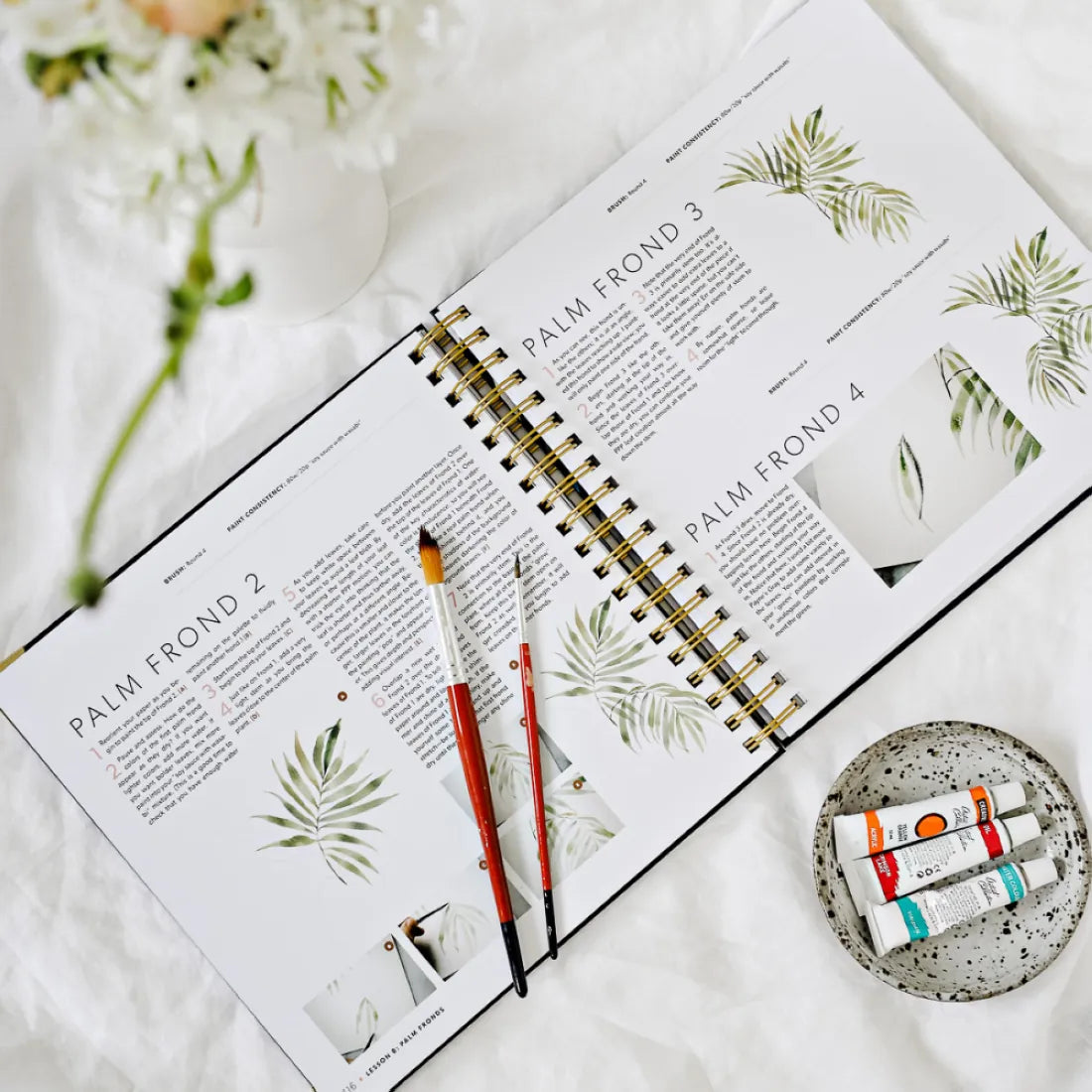 Modern Watercolor Botanicals US - Hardback