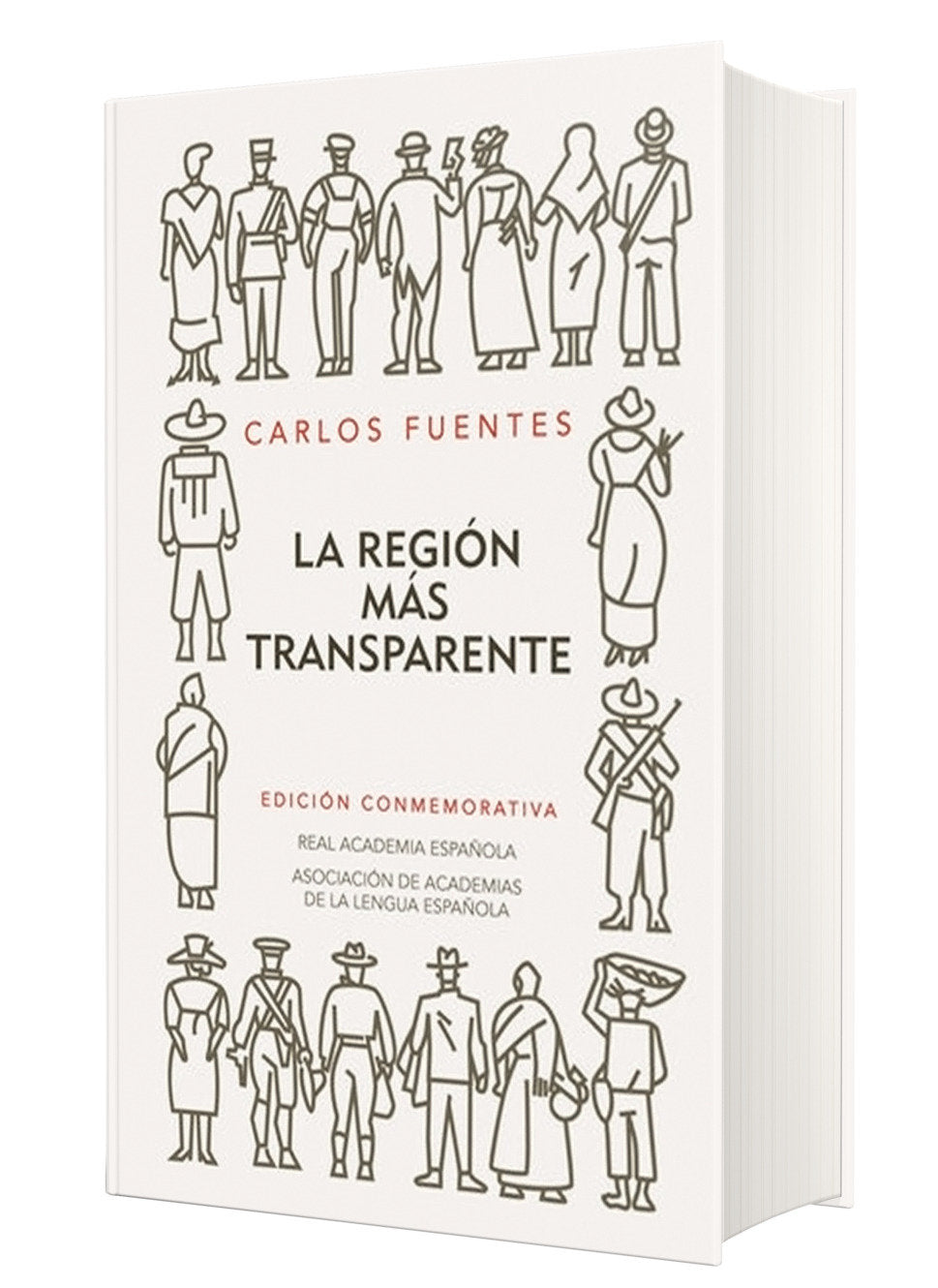 La región más transparente (Edición conmemorativa de la RAE y la ASALE) / Where the Air is Clear cover (ISBN 9781949061390)