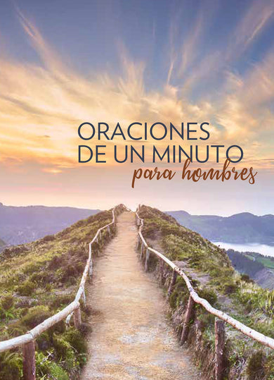 Oraciones de un minuto para hombres / One Minute Prayers for Men cover (ISBN 9781949061772)