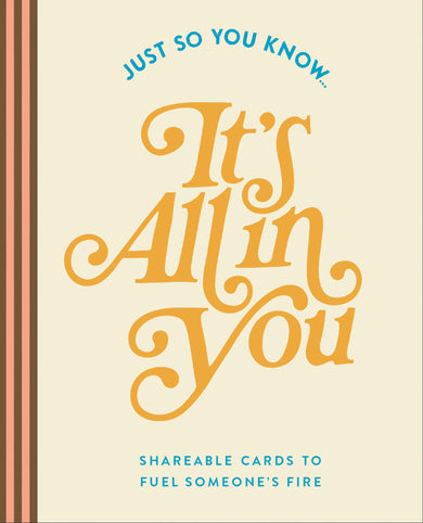 Just So You Know . . . It's All in You-Hobbies/ quizzes/ games-買書書 BuyBookBook