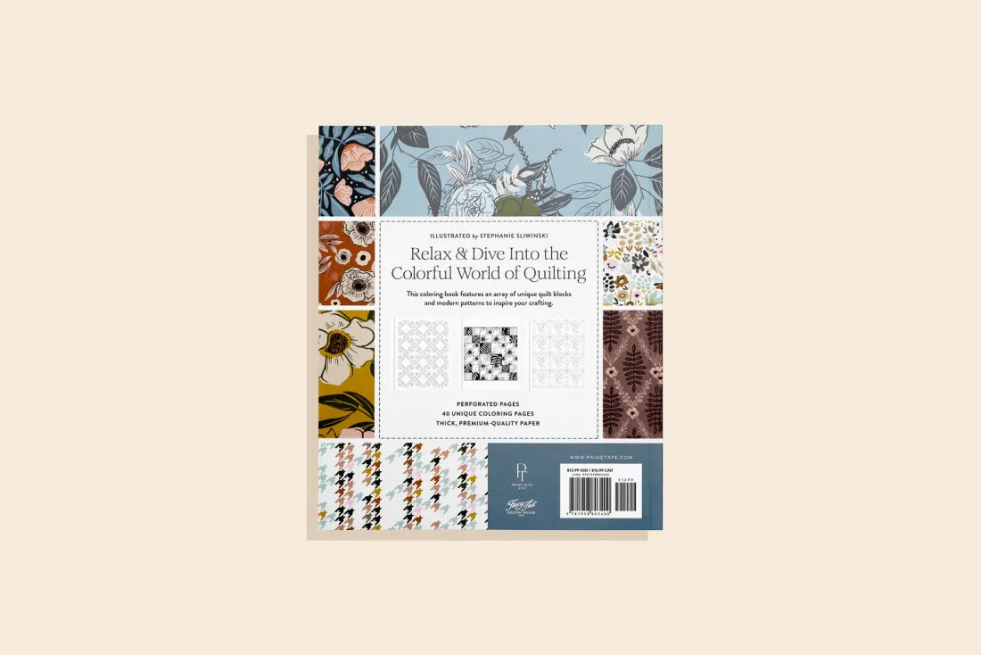 Modern Quilting Coloring Book US - Paperback / softback