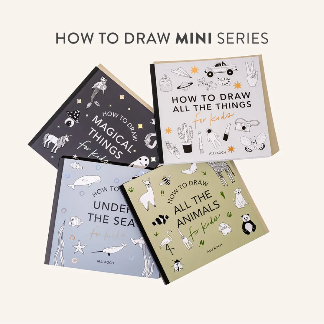 All the Animals: How to Draw Books for Kids with Dogs, Cats, Lions, Dolphins, and More (Summer Activity Book for Kids) US - Paperback / softback