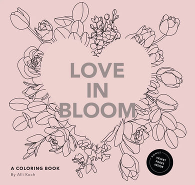 Love in Bloom-Adult colouring and activity books-買書書 BuyBookBook