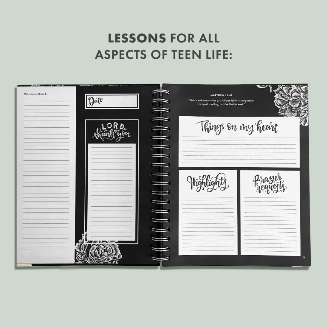 Prayer Journal for Teen Girls US - Spiral bound