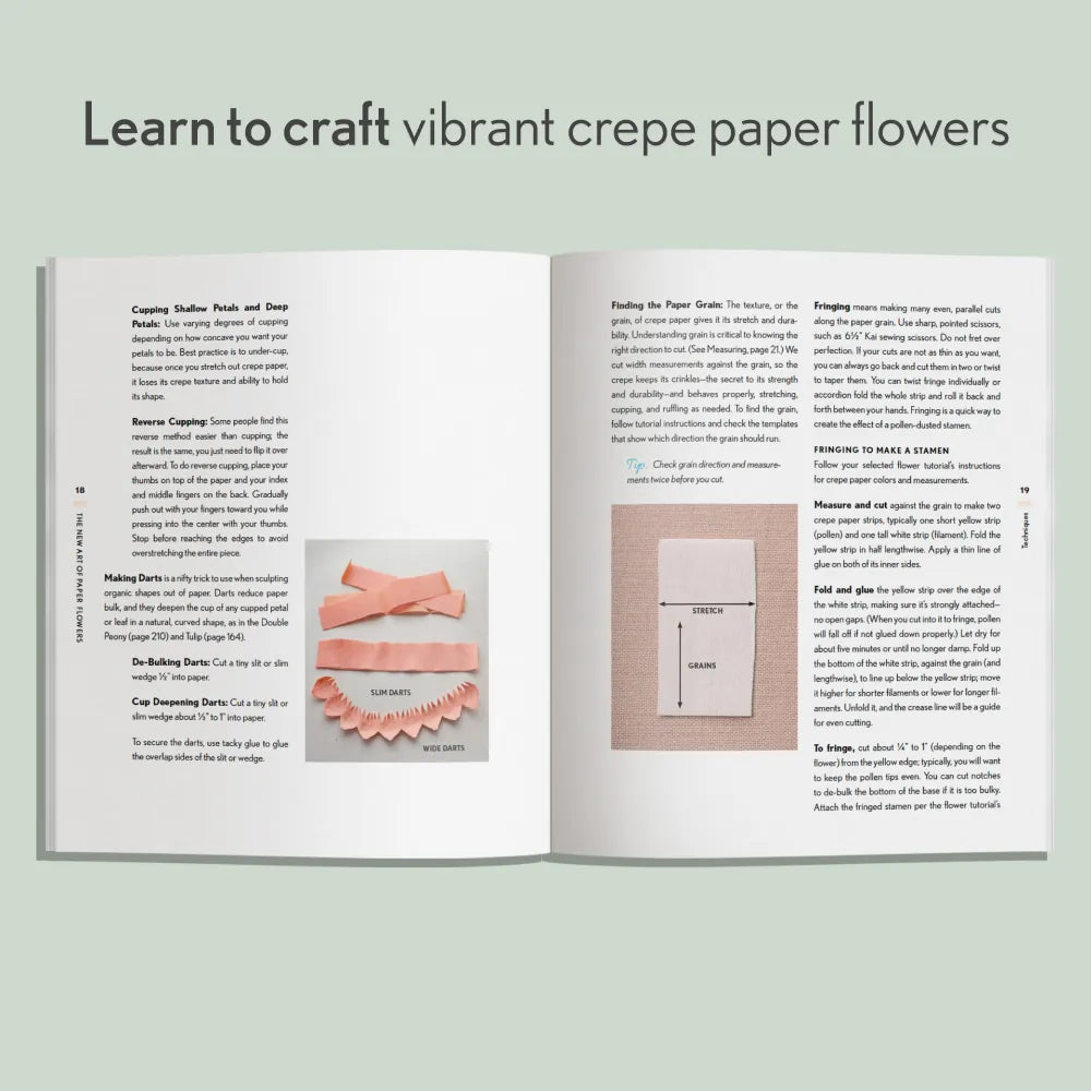 The New Art of Paper Flowers US - Hardback