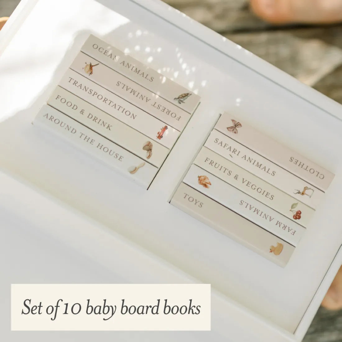 Our Very Little Library Board Book Set US - Multiple-component retail product, boxed