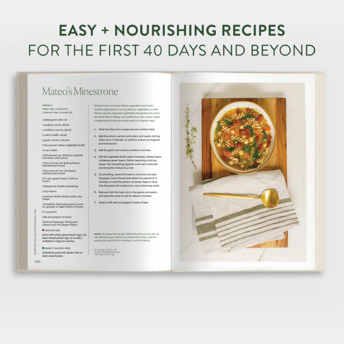 The Postpartum Nutrition Cookbook US - Hardback