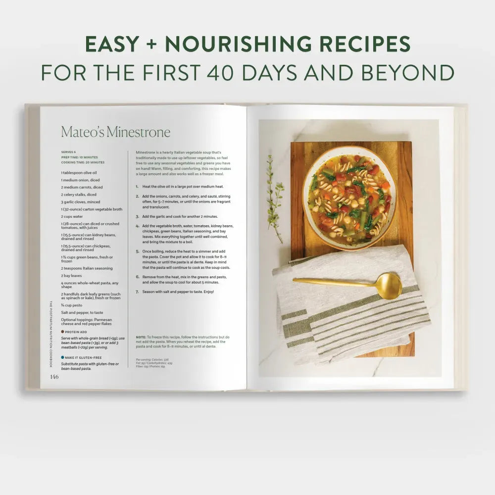 The Postpartum Nutrition Cookbook US - Hardback