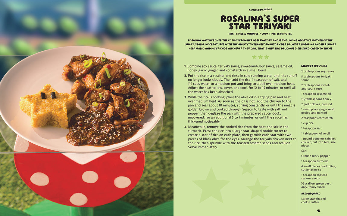 Unofficial Super Mario Cookbook inside page 2