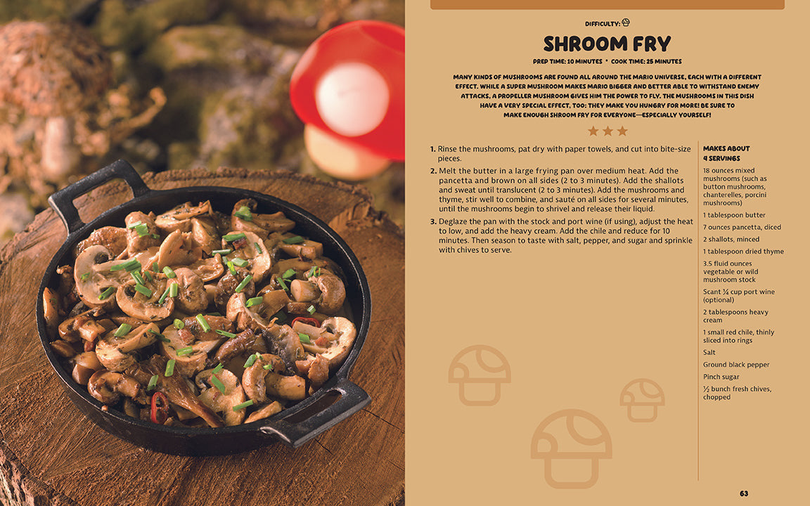Unofficial Super Mario Cookbook inside page 3