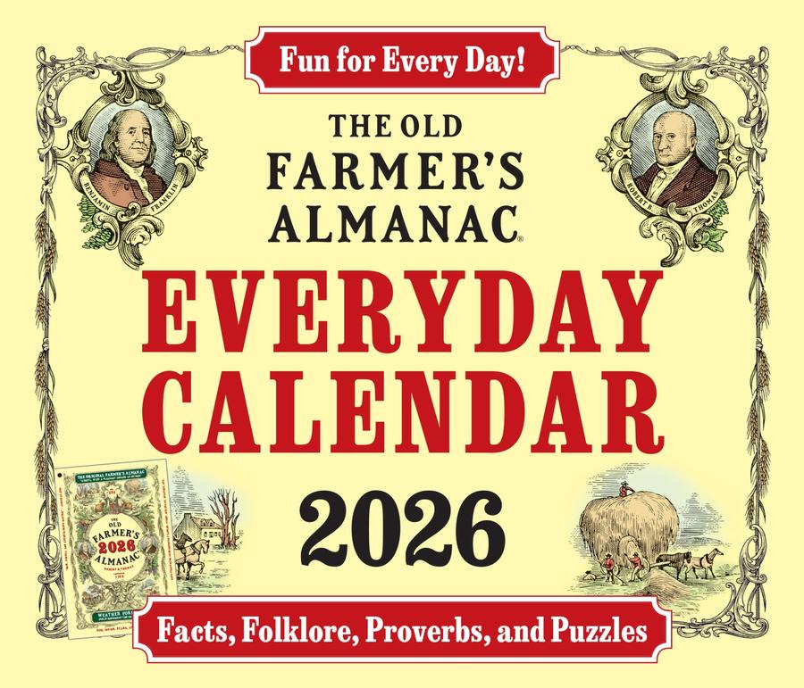 The 2026 Old Farmer's Almanac Everyday Box Calendar-Lifestyle and Leisure-買書書 BuyBookBook