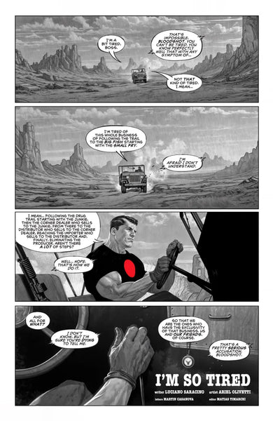 Black, White & Bloodshot US - Hardback