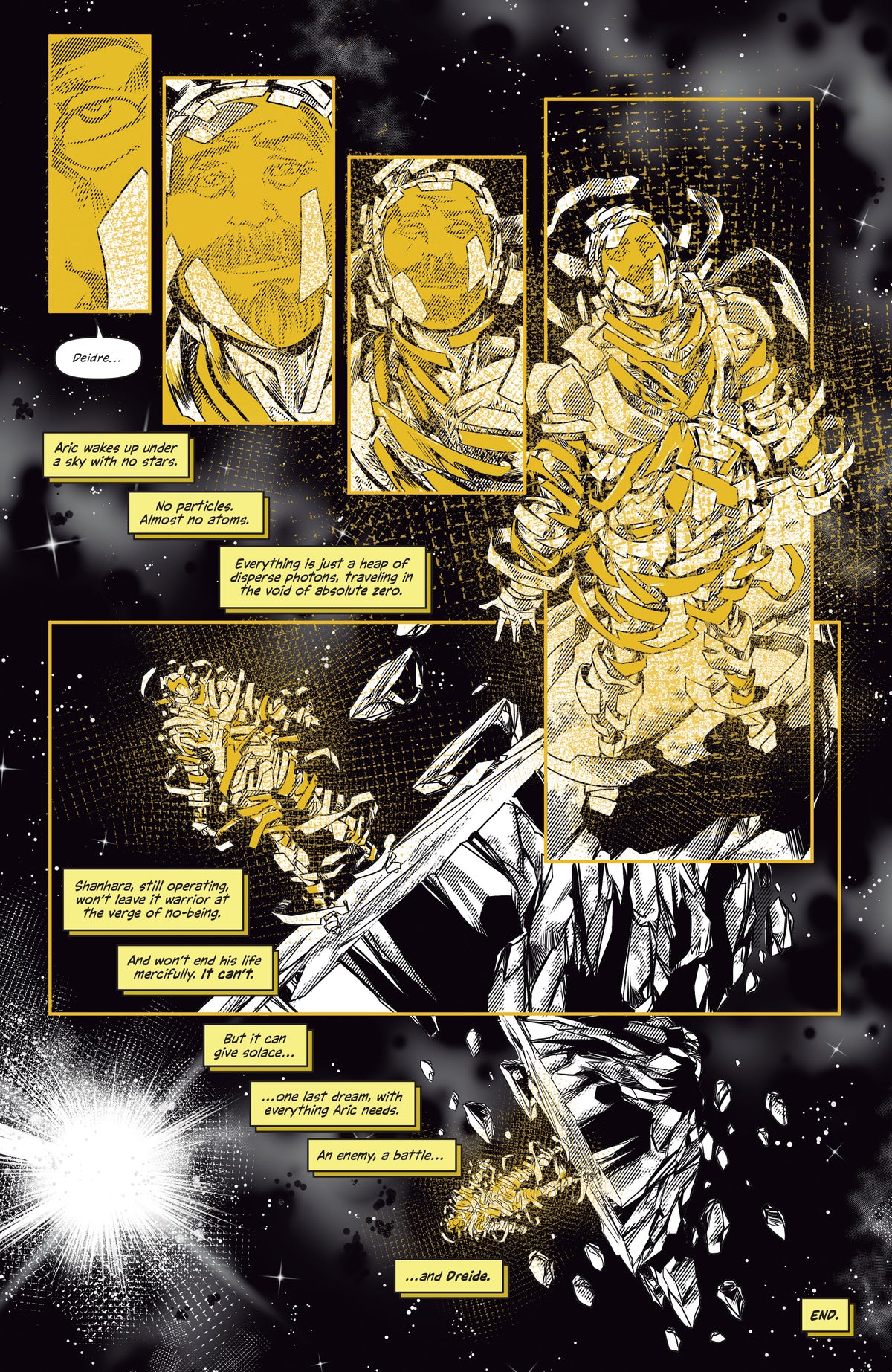 X-O Manowar: Black, White & Gold interior 1 (ISBN 9781962201759)