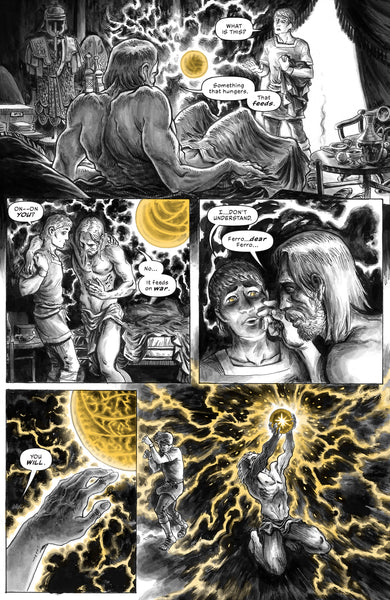X-O Manowar: Black, White & Gold interior 4 (ISBN 9781962201759)