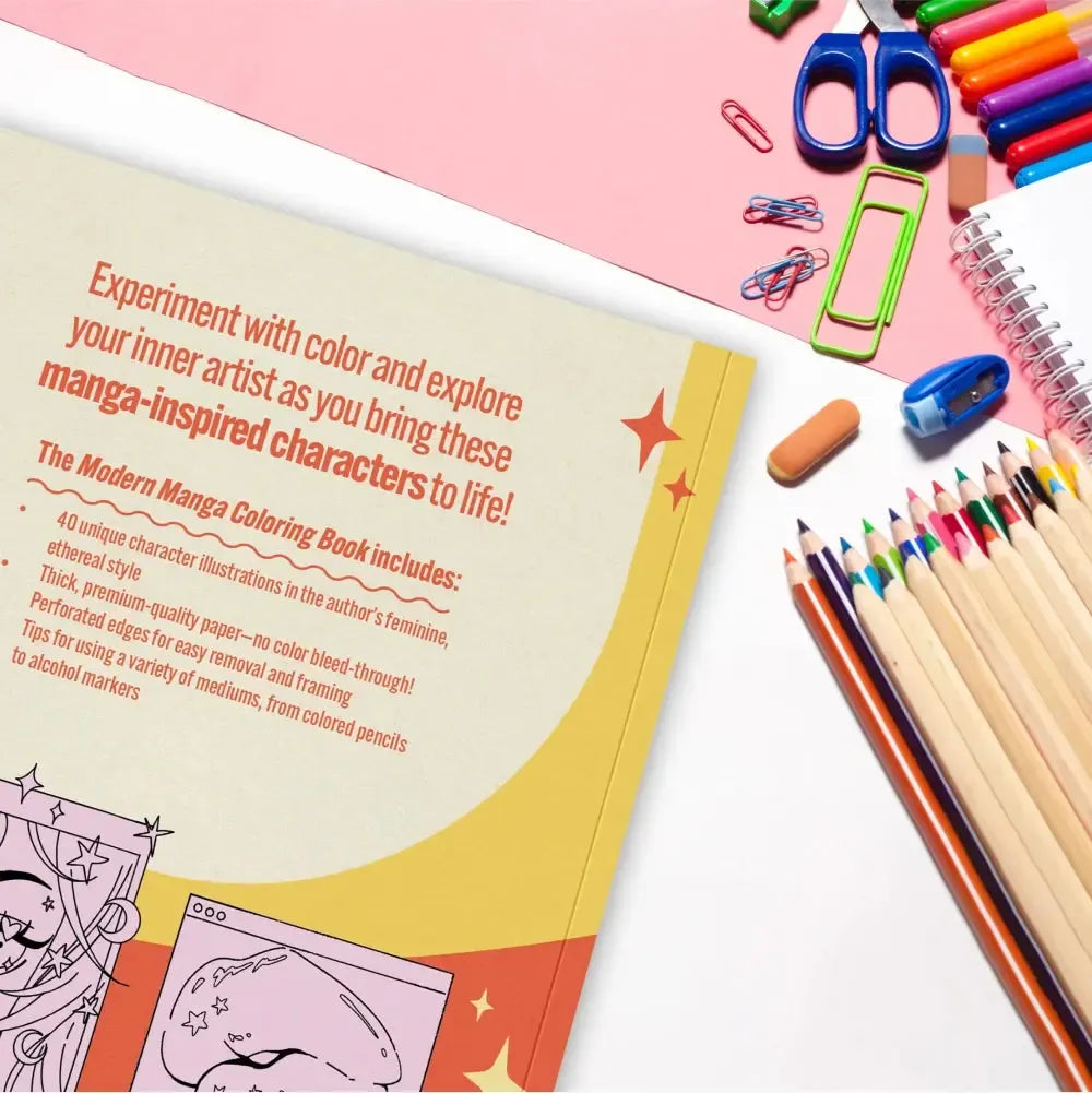 The Modern Manga Coloring Book US - Paperback / softback