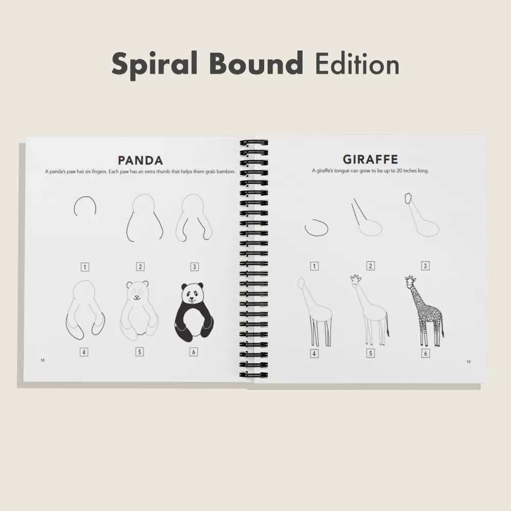 All the Animals: How to Draw Books for Kids with Dogs, Cats, Lions, Dolphins, and More US - Spiral bound