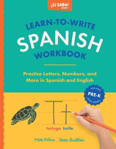 Learn-to-Write Spanish Workbook cover (ISBN 9781969889448)