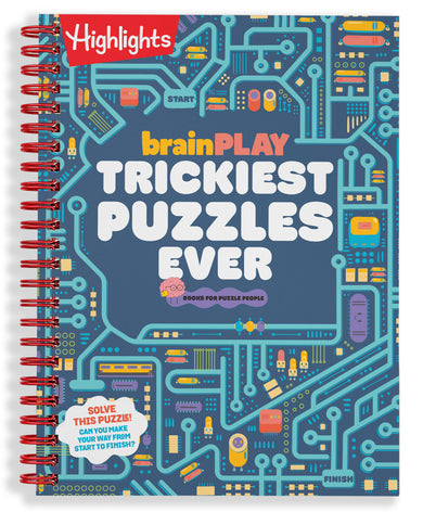 Brainplay Trickiest Puzzles Ever cover (ISBN 9781969889684)