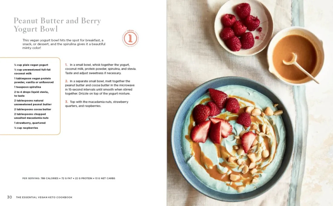 The Essential Vegan Keto Cookbook US - Paperback / softback