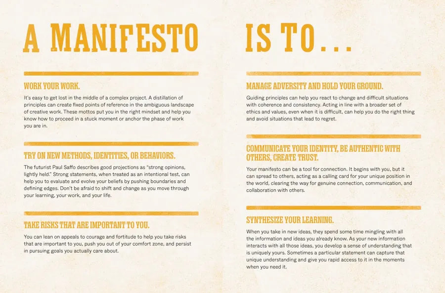 You Need a Manifesto US - Paperback / softback
