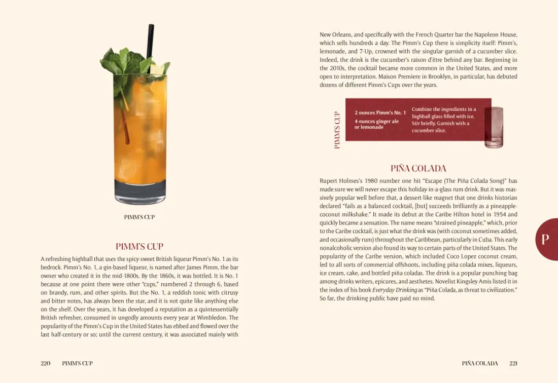 The Encyclopedia of Cocktails US - Hardback