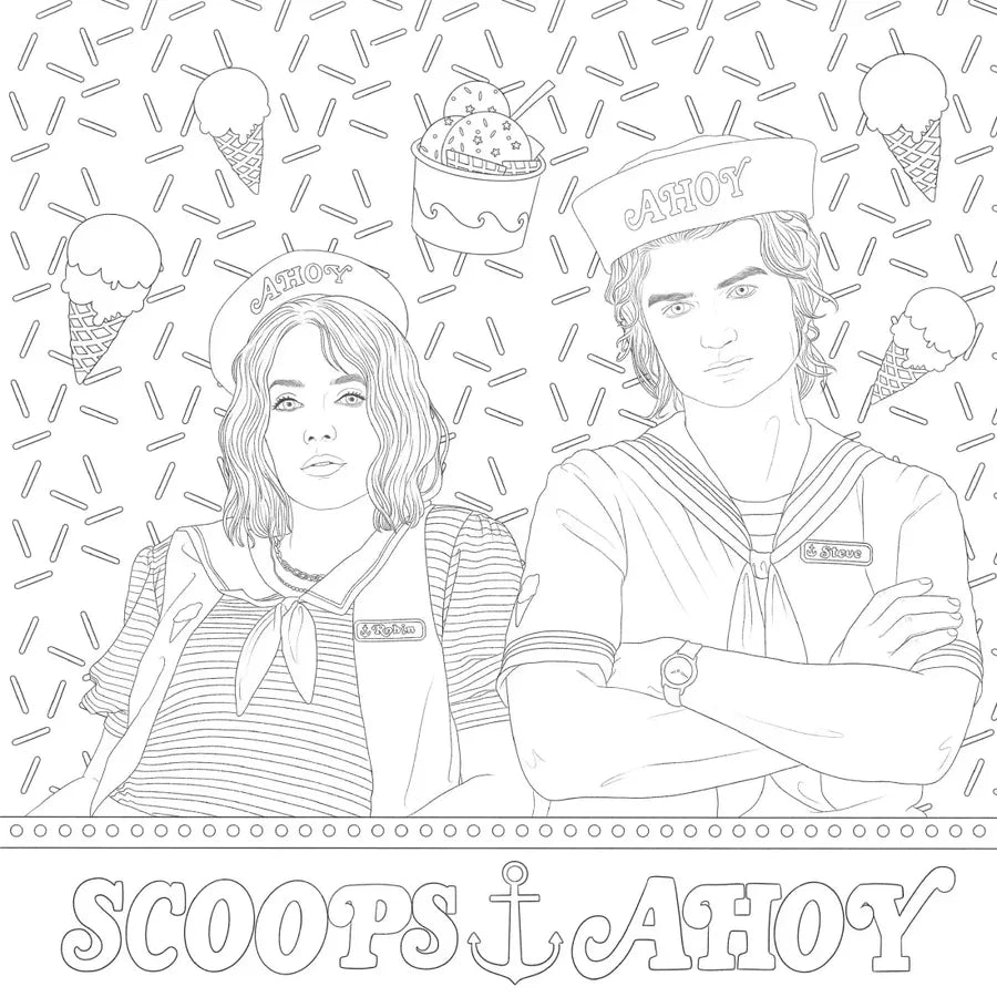 Stranger Things: The Official Coloring Book US - Paperback / softback