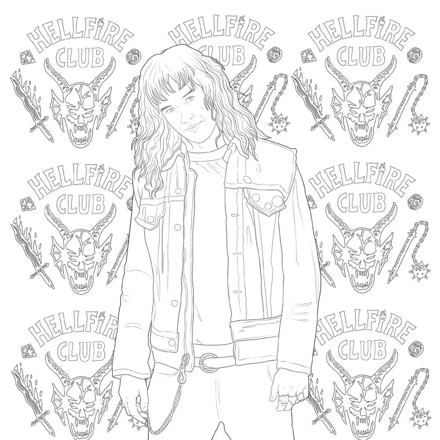 Stranger Things: The Official Coloring Book US - Paperback / softback