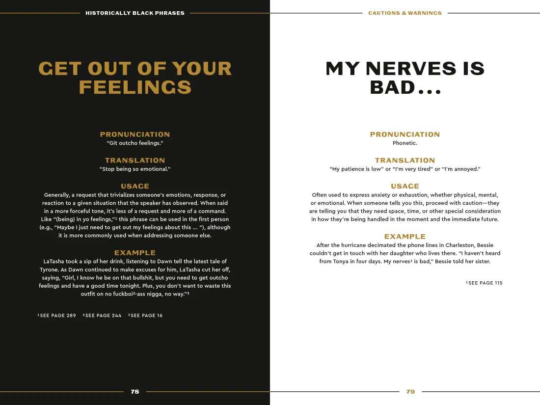 Historically Black Phrases US - Hardback
